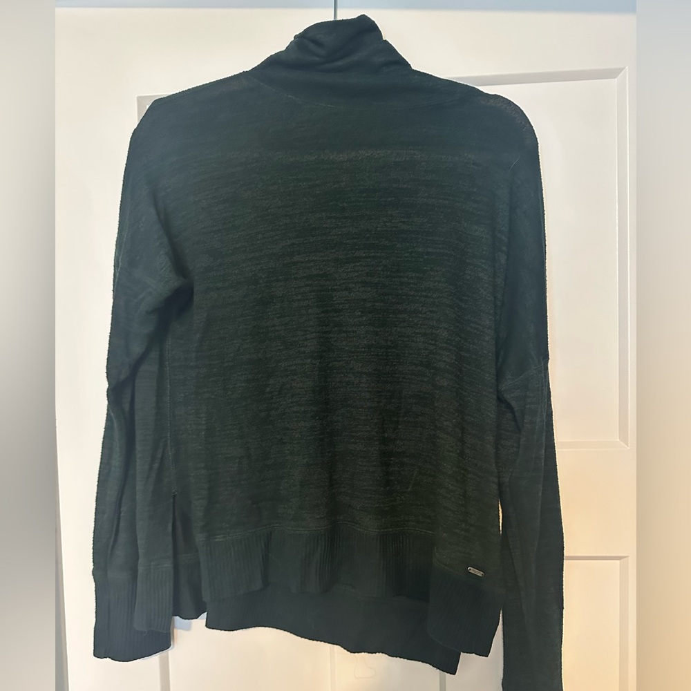 Abercrombie dark green/evergreen knitted turtleneck